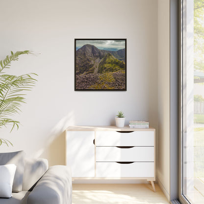 Halfway to Carrauntoohil Matte Canvas, Framed (Multi-color)