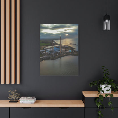 Tarbert Power Station Matte Canvas, Stretched, 1.25"