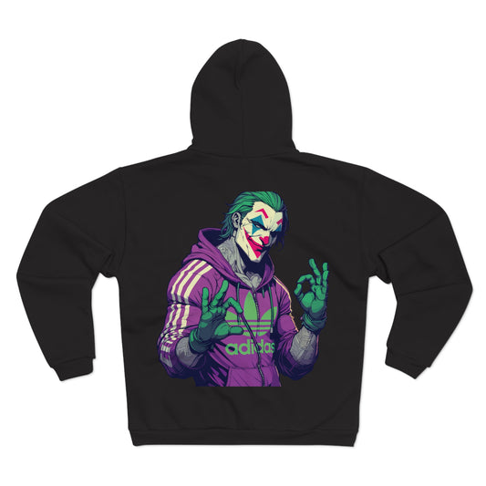No Pain No Gain Joker Unisex Hooded Zip Sweatshirt