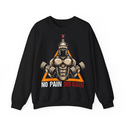 No Pain No Gain Unisex Heavy Blend™ Crewneck Sweatshirt - Motivational Gym Apparel