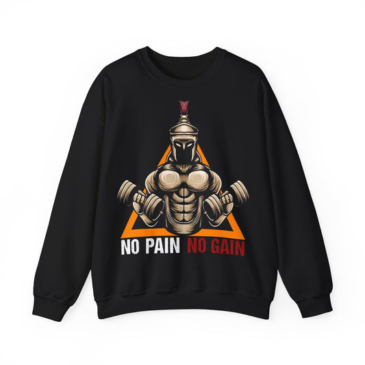 No Pain No Gain Unisex Heavy Blend™ Crewneck Sweatshirt - Motivational Gym Apparel