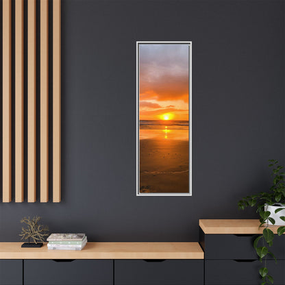 Sunset in Ballybunion Matte Canvas, Framed (Multi-color)
