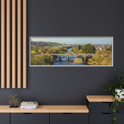 Listowel Bridge Matte Canvas, Framed (Multi-color)