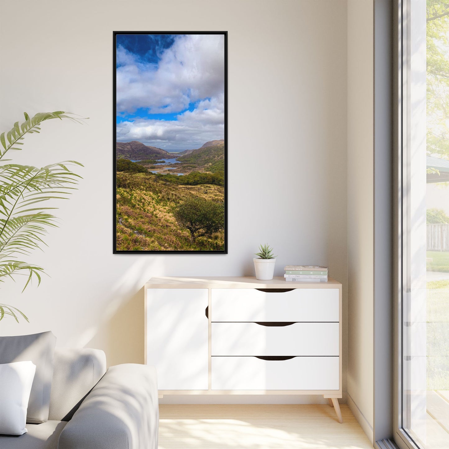 Matte Canvas, Framed (Multi-color)
