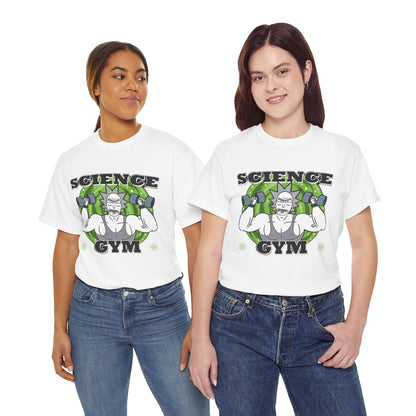 Science Gym Unisex Heavy Cotton Tee - Fun Fitness T-Shirt for Science Lovers