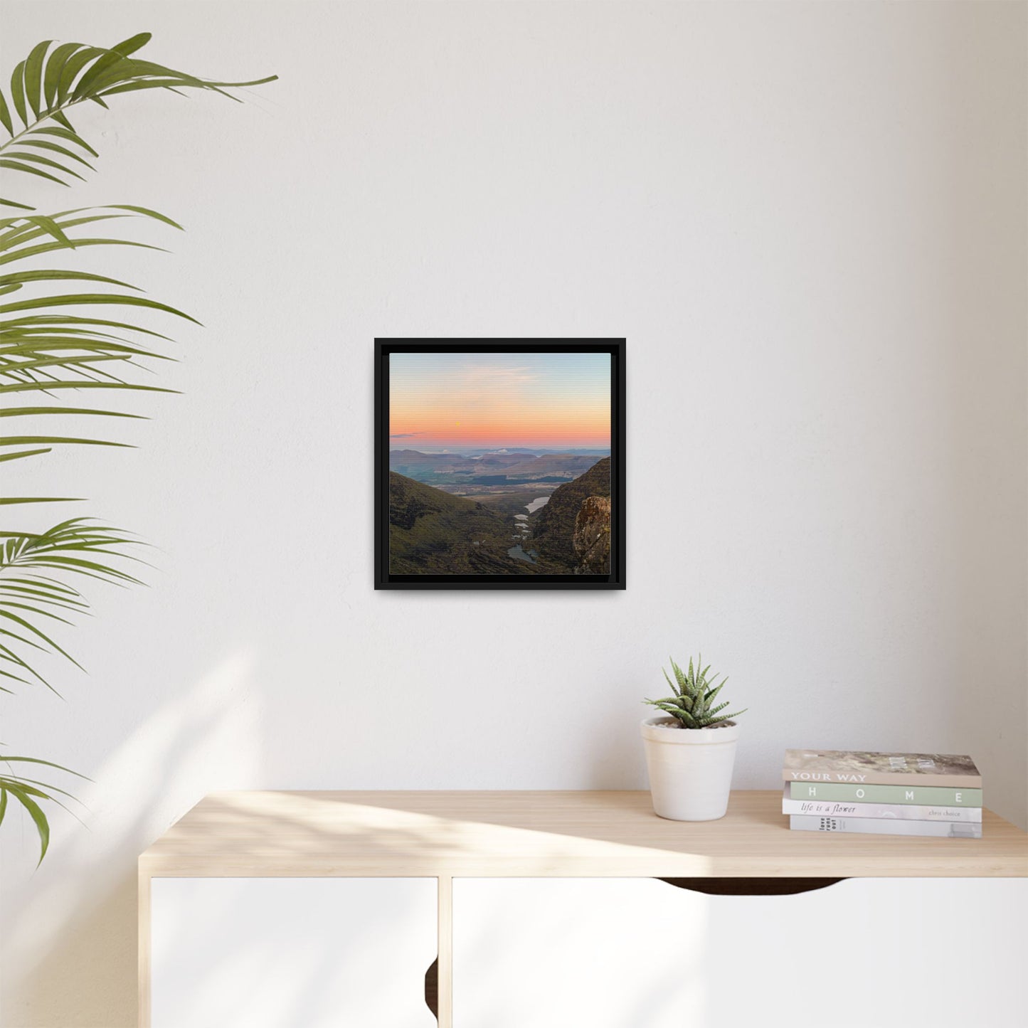 On The Way To Mount Brandon Matte Canvas, Framed (Multi-color)