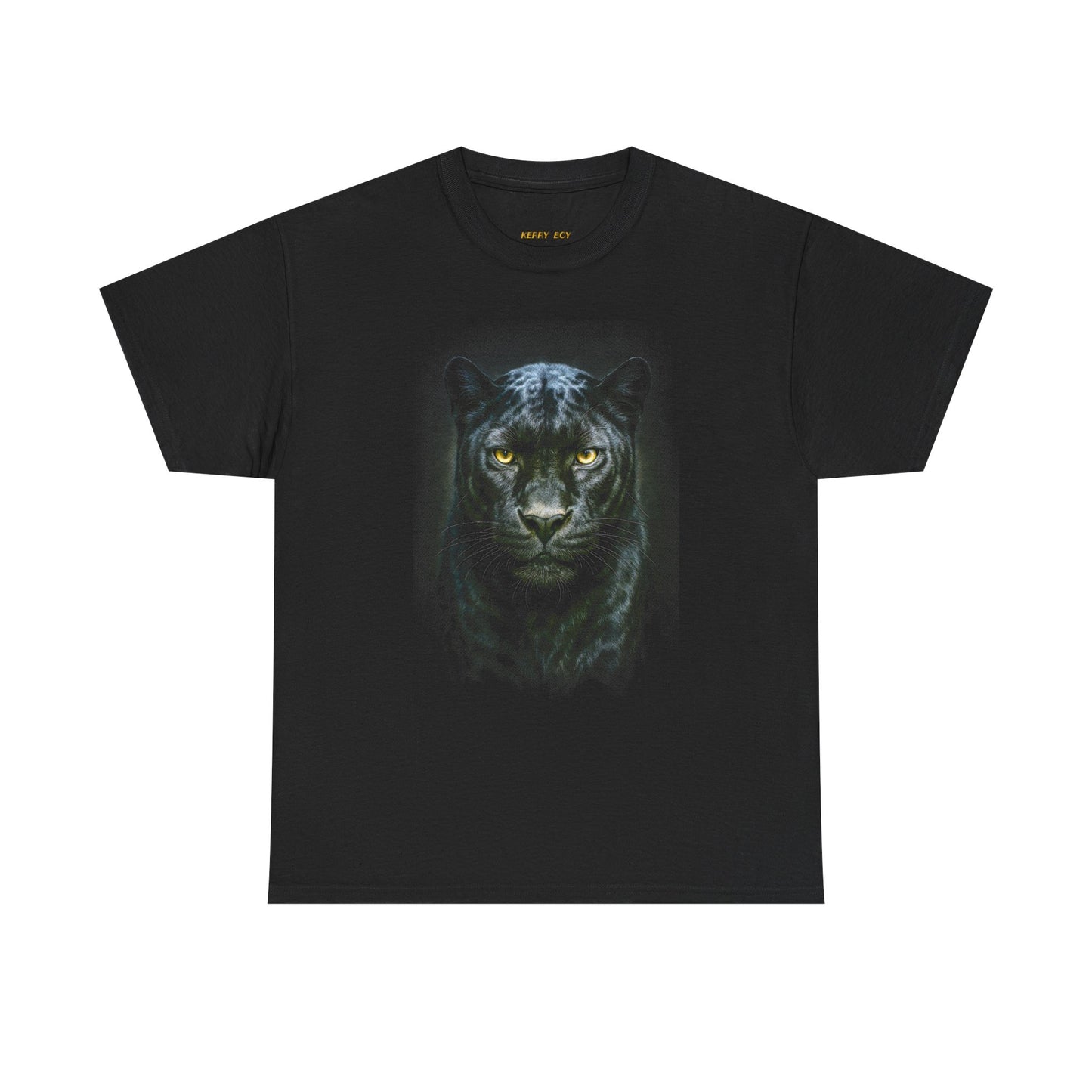 Black Panther Graphic Tee — Fierce Panther Face T‑Shirt