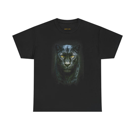 Black Panther Graphic Tee — Fierce Panther Face T‑Shirt