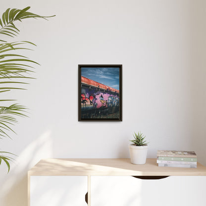 Night Train Matte Canvas, Framed (Multi-color)