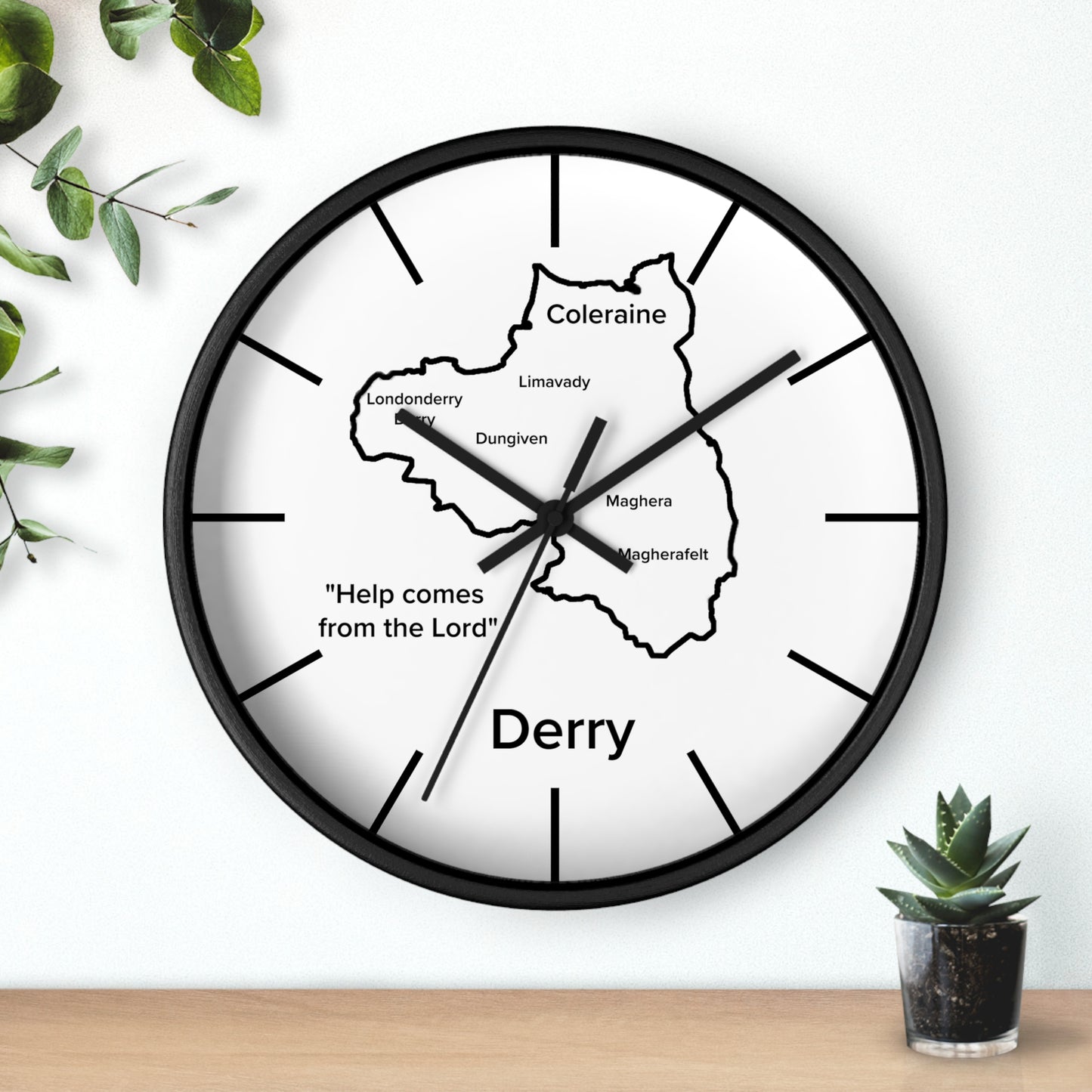 Derry County Wall Clock