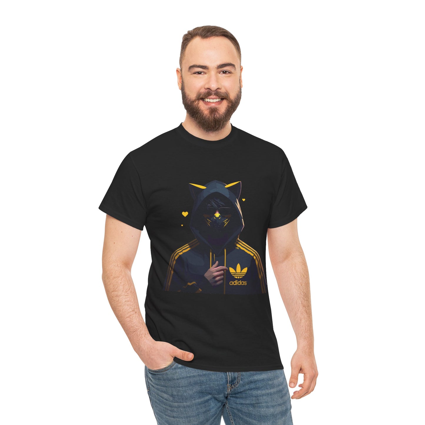 Cute Kitty Unisex Heavy Cotton Tee
