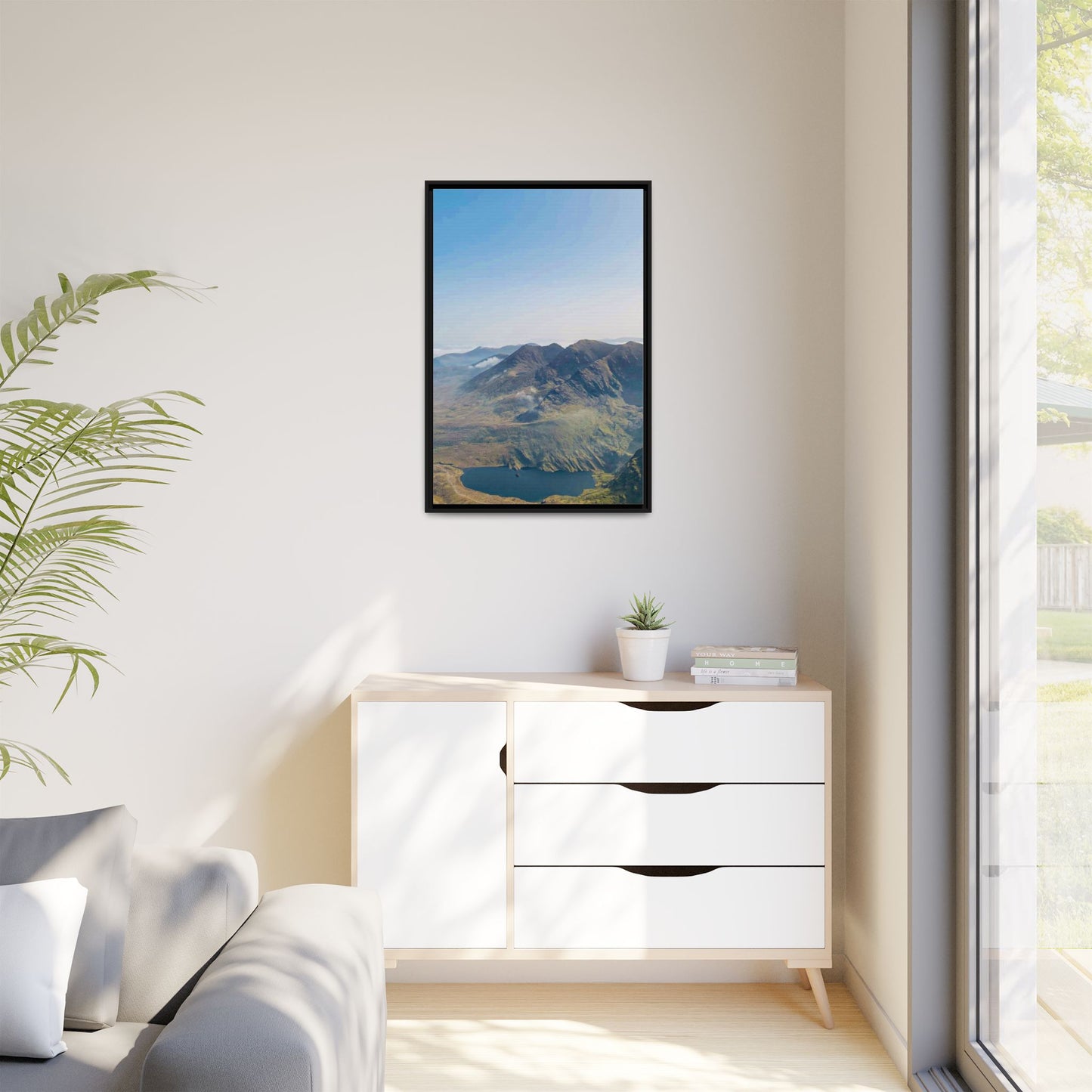 MacGillycuddy's Reeks Matte Canvas, Framed (Multi-color)