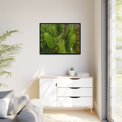 Glanageenty Forest Matte Canvas, Framed (Multi-color)