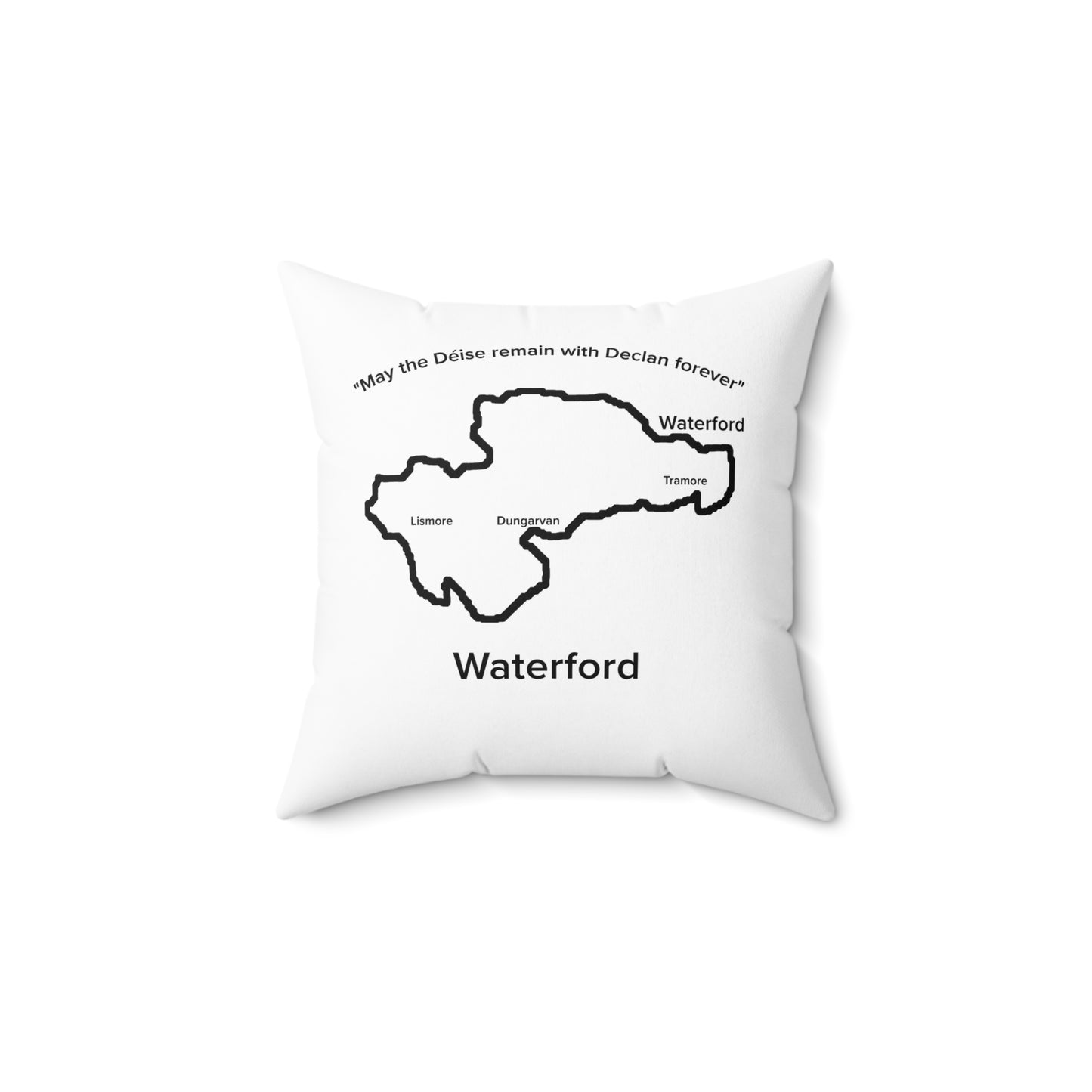 Waterford Spun Polyester Square Pillow White Edition 2 Sizes