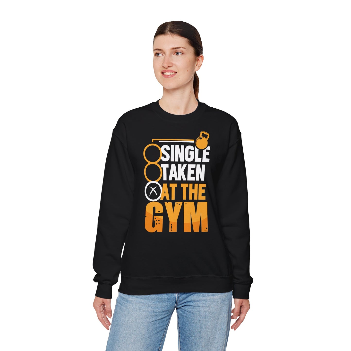 Single Taken at the Gym Sweatshirt - Unisex Heavy Blend™ Crewneck
