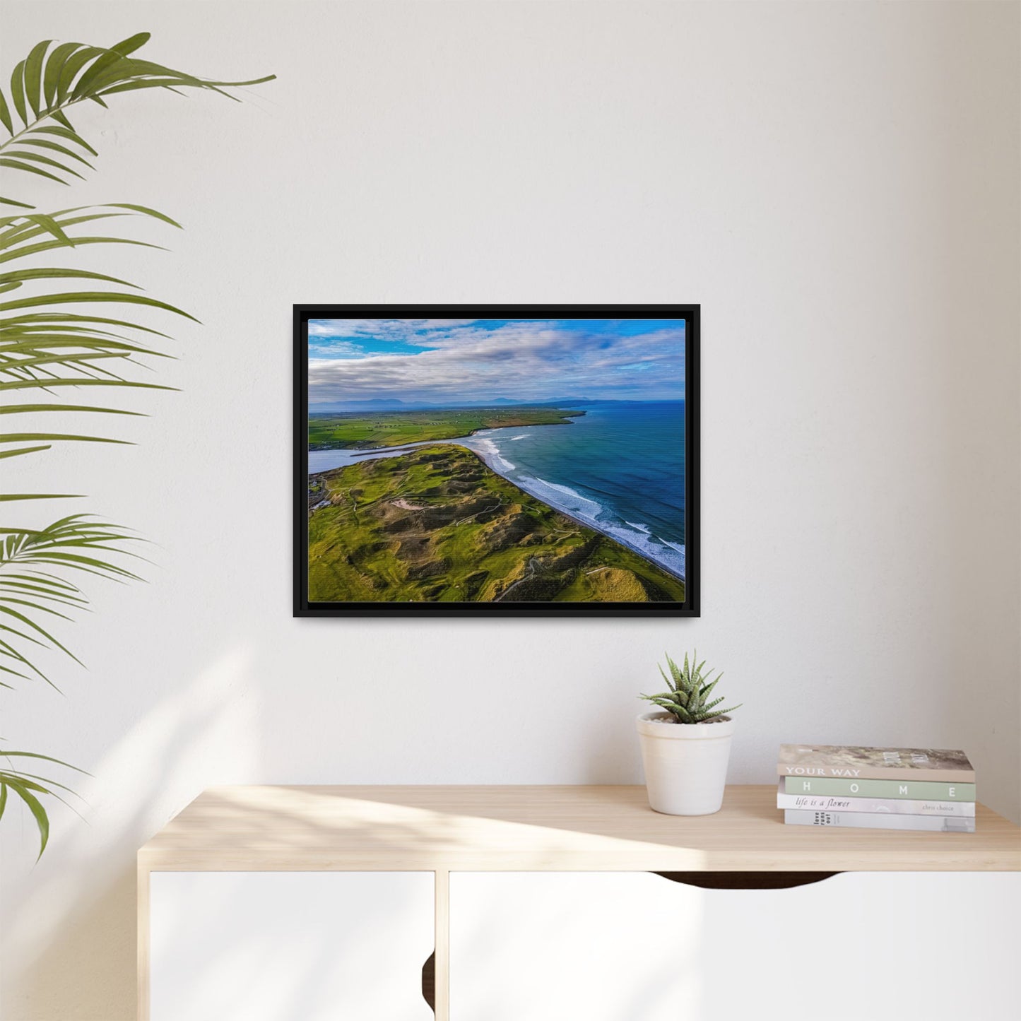 Kerry Landscape Matte Canvas, Framed (Multi-color)