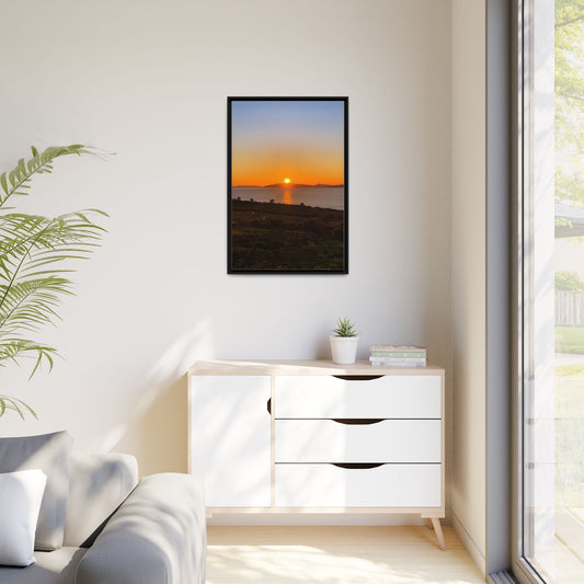Sunset Ring Of Kerry Matte Canvas, Framed (Multi-color)