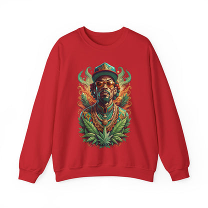 Reggae Lion — Rasta Portrait Graphic Sweatshirt