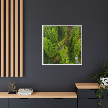 Glanageenty Forest Matte Canvas, Framed (Multi-color)