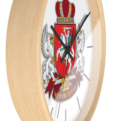 Venybe Tezydi Wall Clock - Unique Heraldic Design for Home Decor