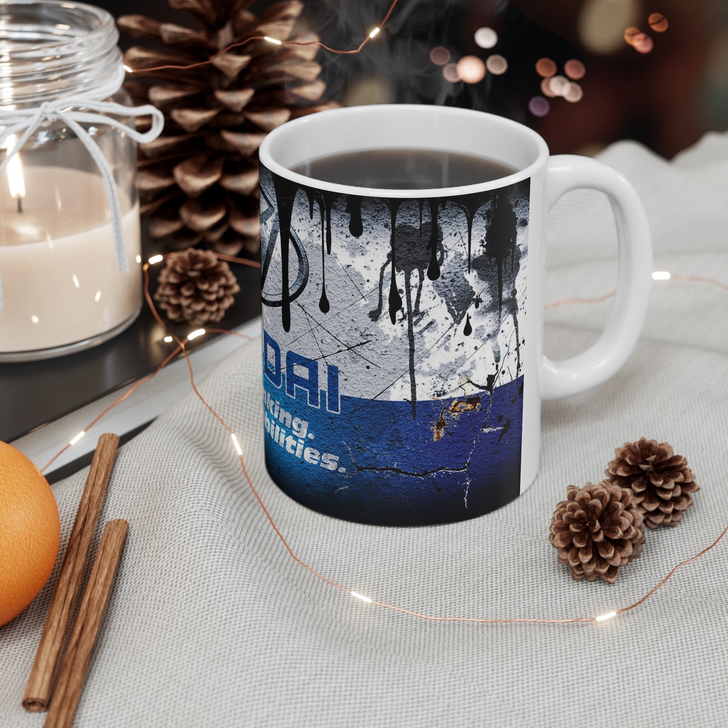 Hyundai Graffiti Ceramic Coffee Cup - 11oz & 15oz