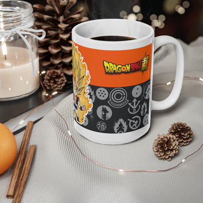 Dragon Ball Super Ceramic Coffee Mug - 11oz & 15oz - Perfect Gift for Anime Fans