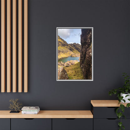 Mount Brandon Valley Matte Canvas, Framed (Multi-color)