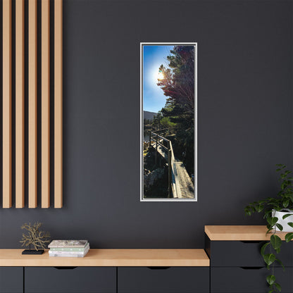 Glanteenassig Trail Matte Canvas, Framed (Multi-color)