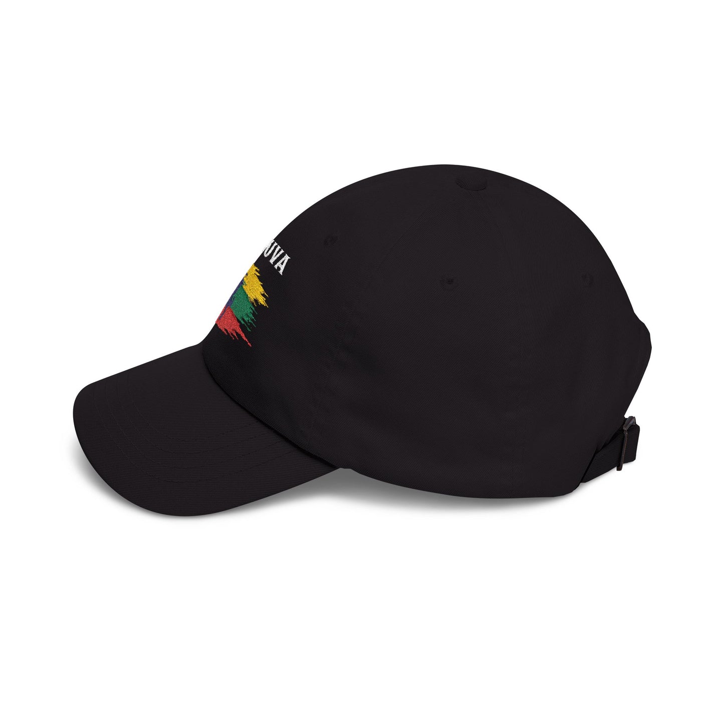 Lietuva Classic Dad Cap Black - Stylish Embroidered Hat for Heritage Pride