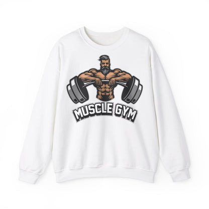 Muscle Gym Unisex Heavy Blend™ Crewneck Sweatshirt – Perfect for Fitness Enthusiasts