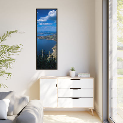 Kuckross Lake Matte Canvas, Framed (Multi-color)