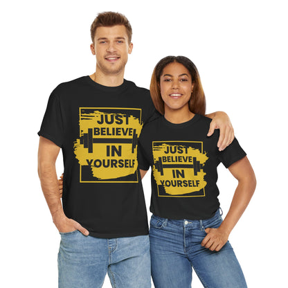 Motivational Fitness Tee - Just Believe in Yourself