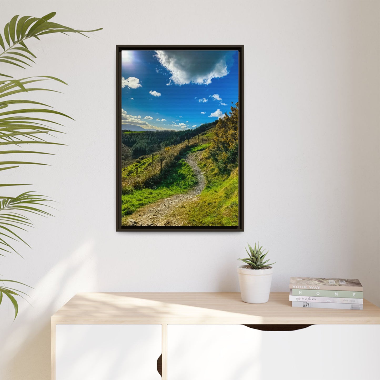 Glanageenty Forest Trail  Matte Canvas, Framed (Multi-color)