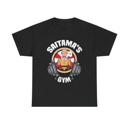 Saitama's Gym Unisex Heavy Cotton Tee - Fitness Anime Shirt