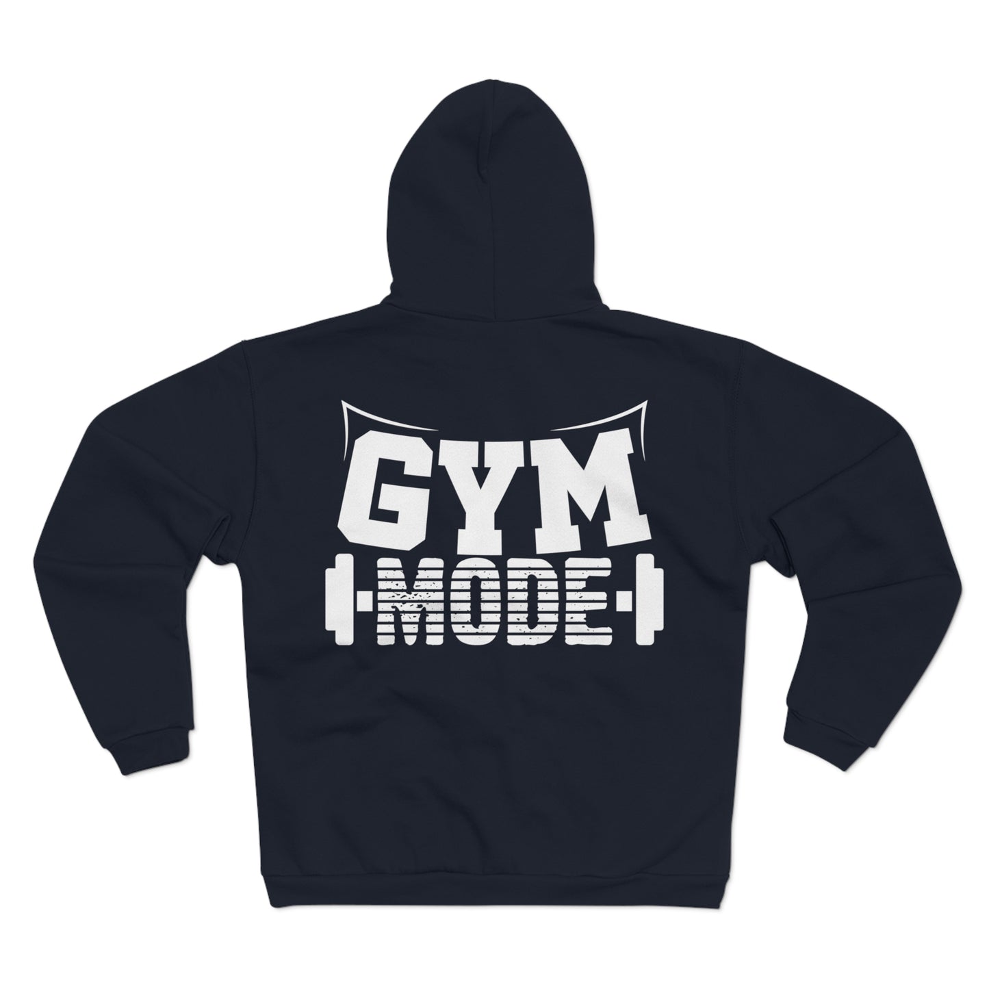 Gym Mode Unisex Hooded Zip Sweatshirt - Perfect for Fitness Enthusiasts