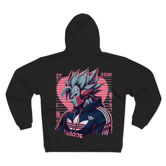 Kiborg Goku Unisex Hooded Zip Sweatshirt