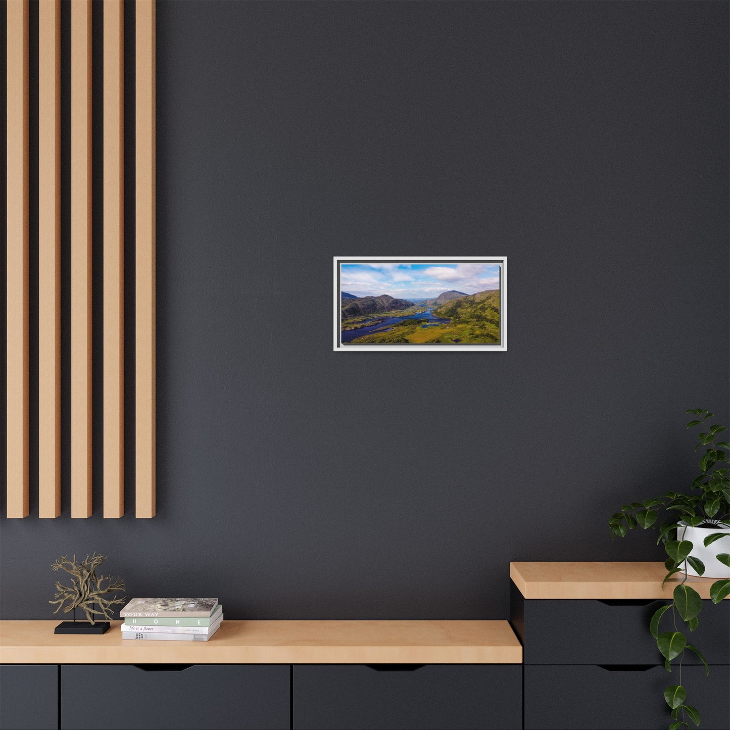 Ladies View Killarney Matte Canvas, Framed (Multi-color)