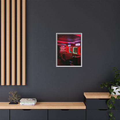 The Mermaids Night Club Matte Canvas, Framed (Multi-color)