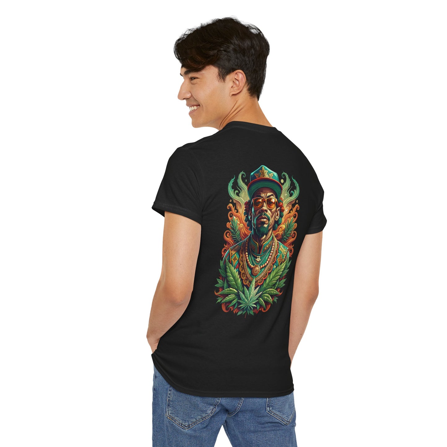 Reggae Lion Tee — Rasta Portrait Graphic T-Shirt