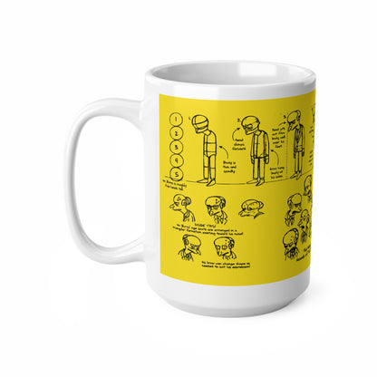 Funny Cartoon Coffee Mugs - Mr. Burns Designs, 11oz & 15oz