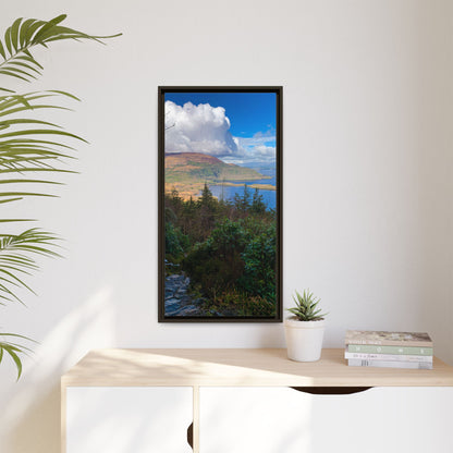 Torc Trail Stairs Matte Canvas, Framed (Multi-color)