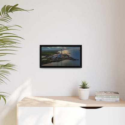 Target  Power Station Matte Canvas, Framed (Multi-color)
