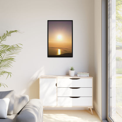 Sunset on Mount Brandon Matte Canvas, Framed (Multi-color)