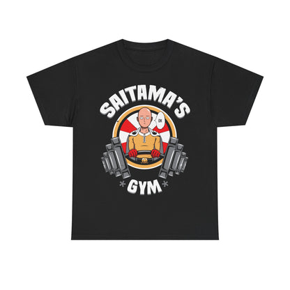 Saitama's Gym Unisex Heavy Cotton Tee - Fitness Anime Shirt