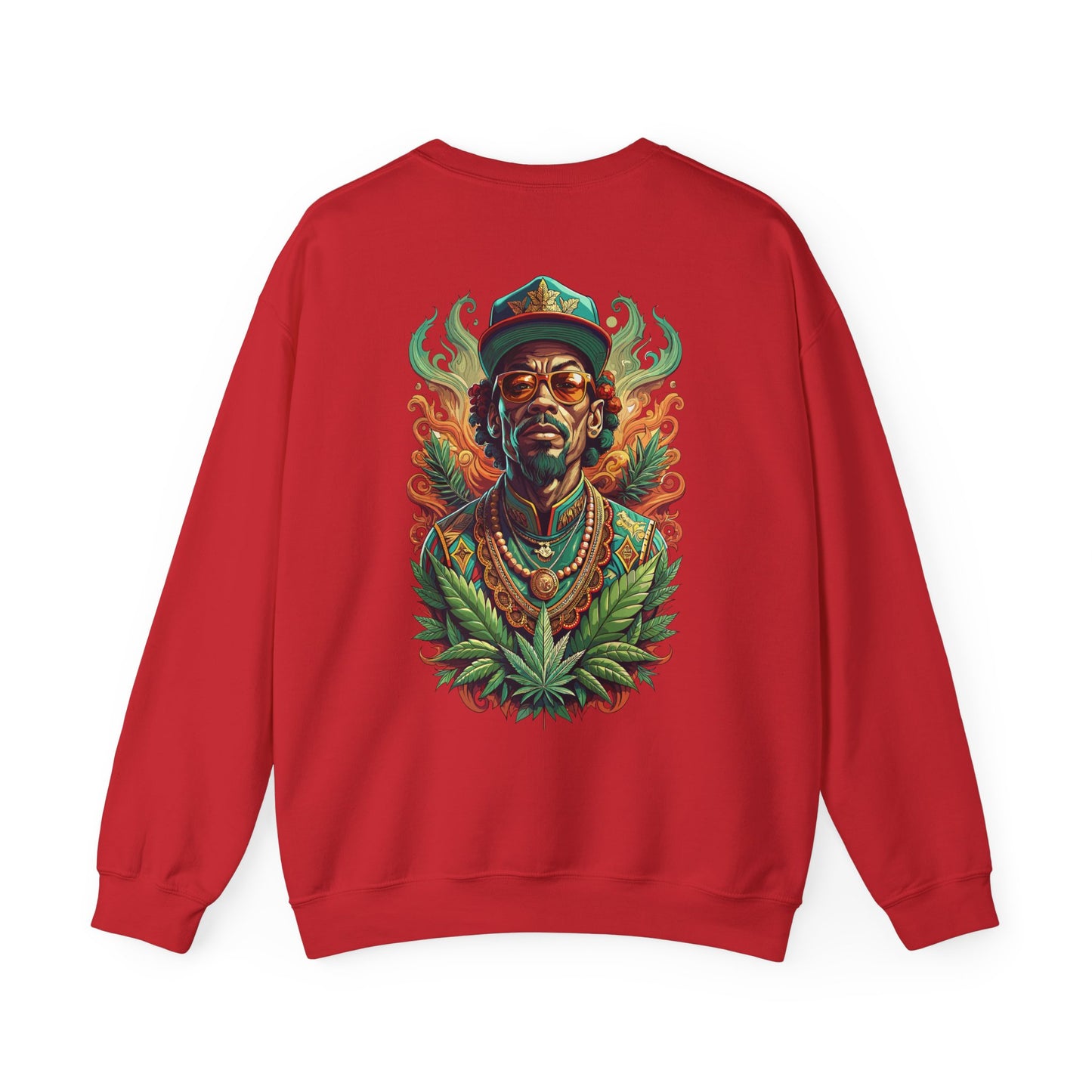 Reggae Lion — Rasta Portrait Graphic Sweatshirt