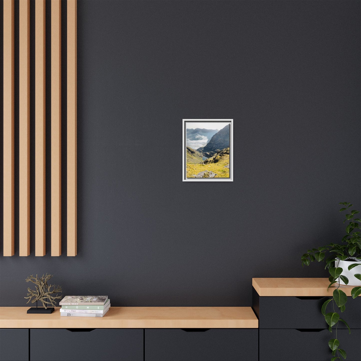 Kerry Mount Matte Canvas, Framed (Multi-color)