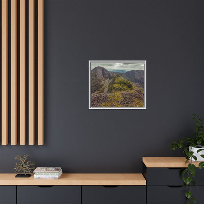 Halfway to Carrauntoohil Matte Canvas, Framed (Multi-color)
