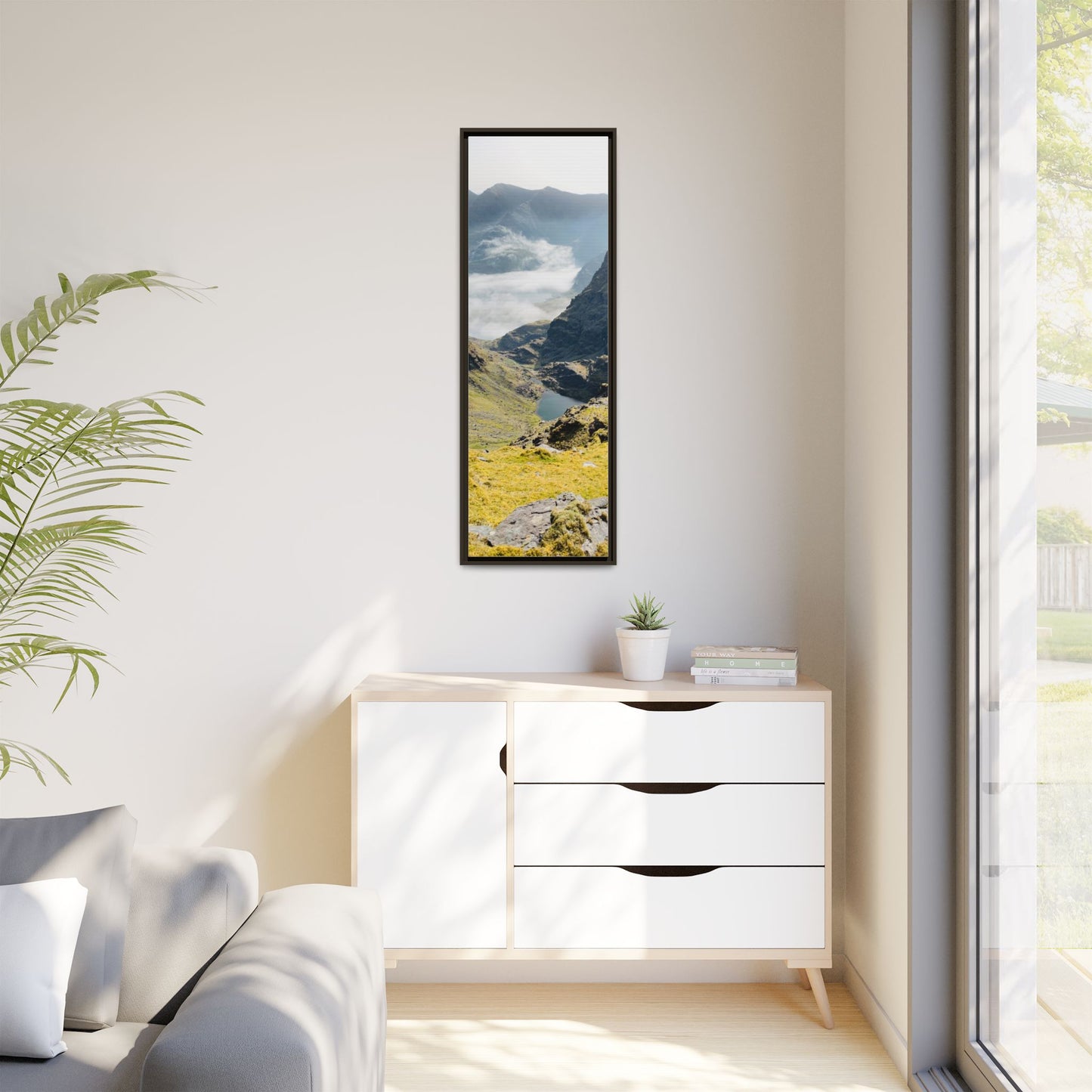 Kerry Mount Matte Canvas, Framed (Multi-color)