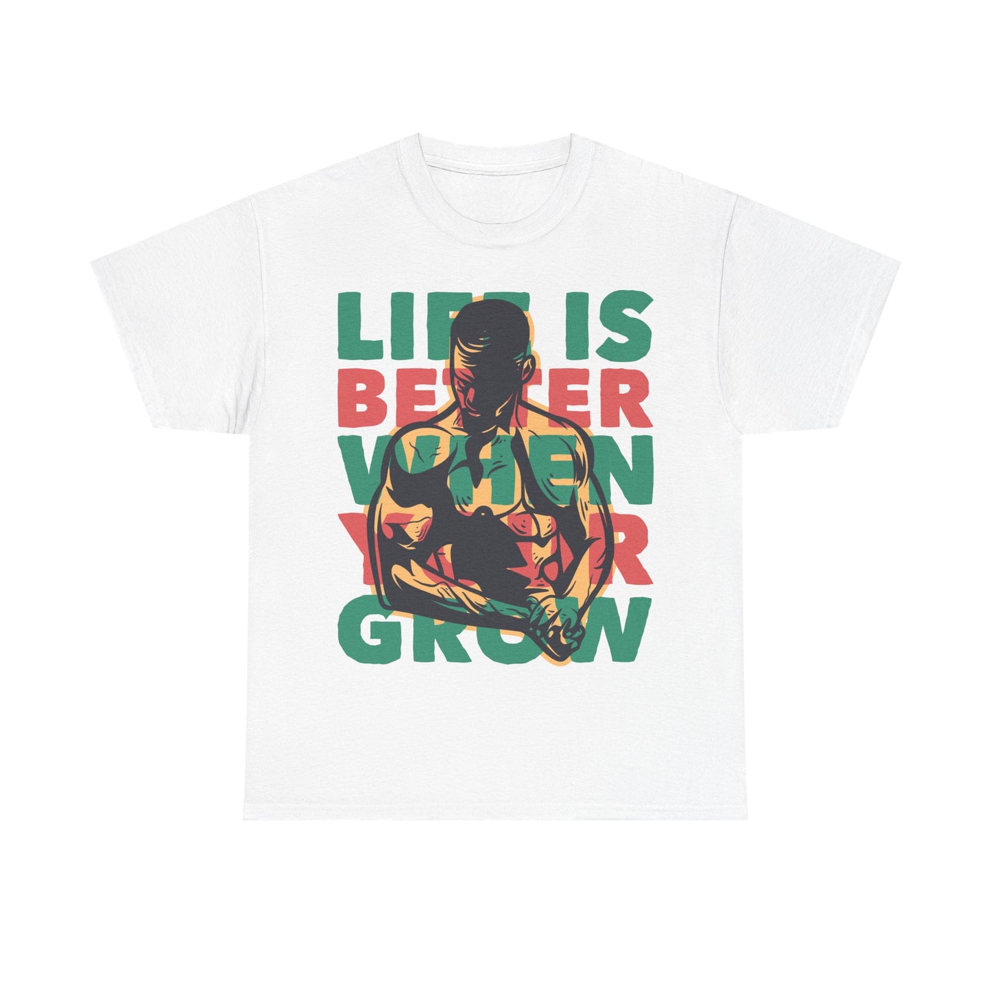 Life Is Unisex Heavy Cotton Tee