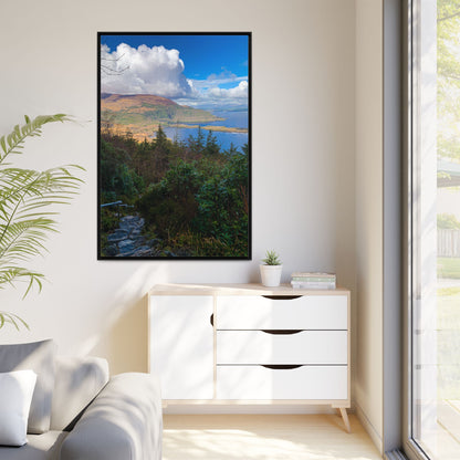 Torc Trail Stairs Matte Canvas, Framed (Multi-color)